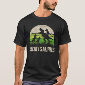 Camiseta Hombres Día del Padre T Rex Diversión Daddysaurus