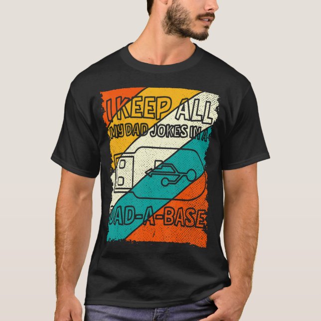 Camiseta Hombres Día del Padre Tengo a todos mis Chistes (Anverso)