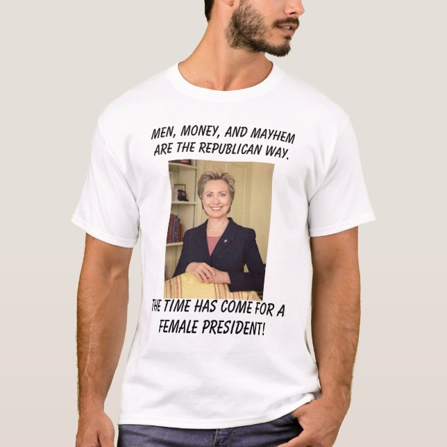 Camiseta , Hombres, dinero,… (Anverso)