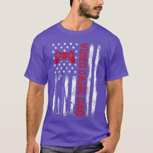 Camiseta Hombres divertido juego de video papá Hombres Retr