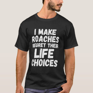 Camiseta Hombres divertidos control de plagas exterminador 