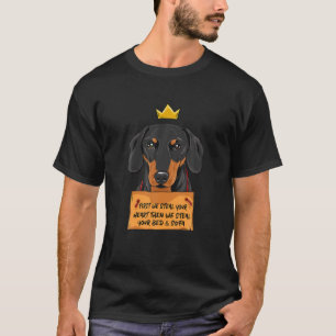Camiseta Hombres Divertidos Dachshund Cute Weiner Dog