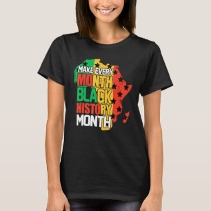 Camiseta Hombres divertidos de la historia negra todos los