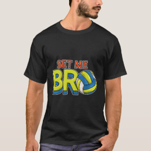 Camiseta Hombres divertidos de voleibol me atacan