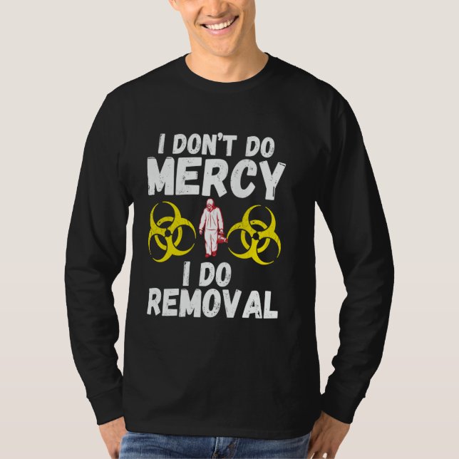 Camiseta Hombres divertidos exterminadores de control de pl (Anverso)