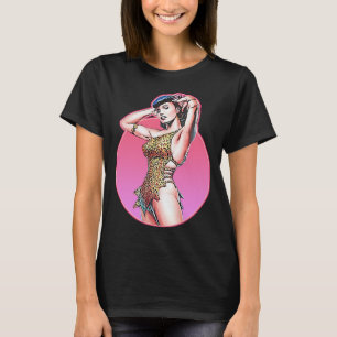 Camiseta Hombres divertidos Ilustracion Pop Art Bettie Gta