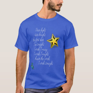 Camiseta Hombres divertidos Novedad WISR STAR LIGHT STAR BR