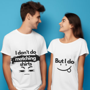 Camiseta Hombres divertidos que juegan con las camisas