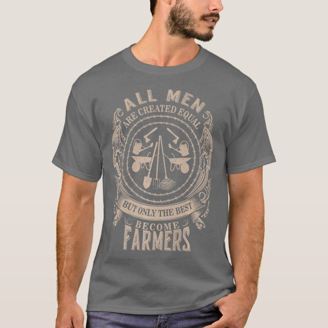 Camiseta Hombres divertidos que se dedican a la agricultura (Anverso)
