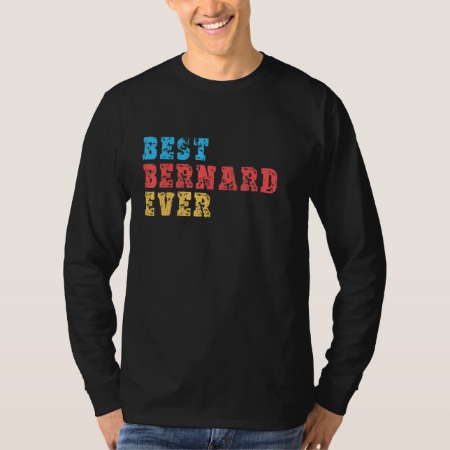 Camiseta Hombres divertidos y personalizados el mejor Berna (Anverso)