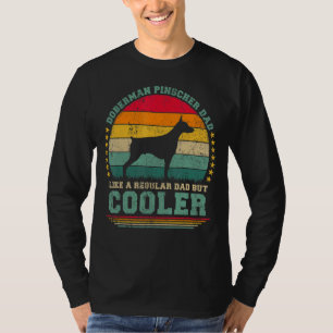 Camiseta Hombres Doberman Pinscher Dad Como Un Padre Regula