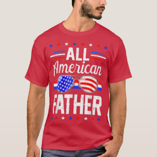 Camiseta Hombres Dolorosos Bandera De EEUU Todo Padre Ameri