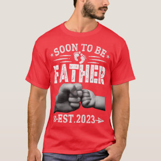 Camiseta Hombres Dolorosos Pronto Para Ser Padre Est 2023 H