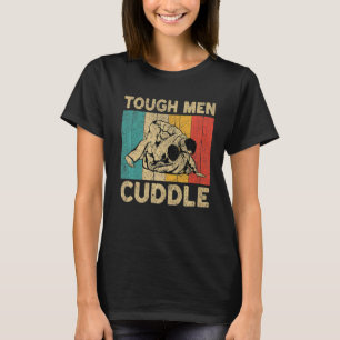 Camiseta Hombres duros acobardaron a la vendimia BJJ brasil