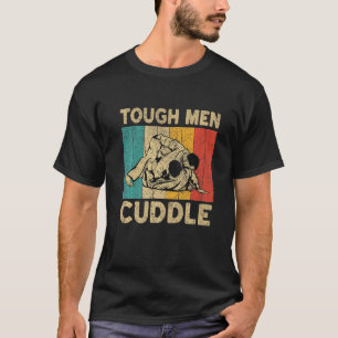 Camiseta Hombres duros acobardaron a la vendimia BJJ brasil