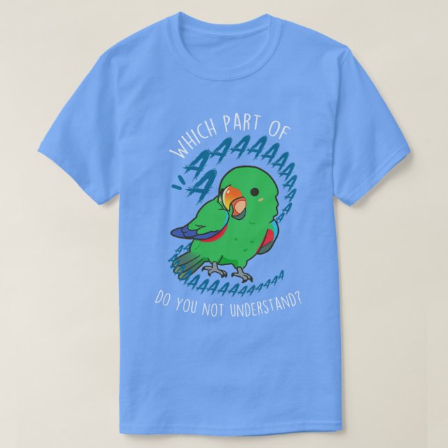 Camiseta Hombres Eclectus Parrot Aaaa (Diseño del anverso)