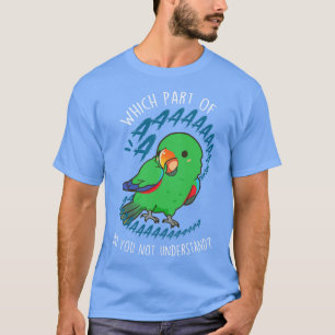 Camiseta Hombres Eclectus Parrot Aaaa