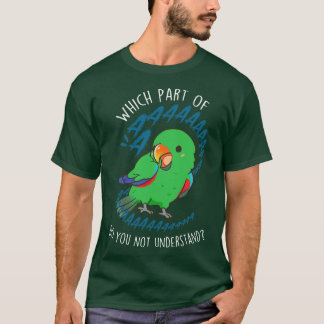 Camiseta Hombres Eclectus Parrot Aaaa