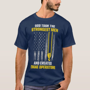 Camiseta Hombres EE. UU. Operador de rana con bandera más 