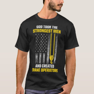Camiseta Hombres EE. UU. Operador de rana con bandera más