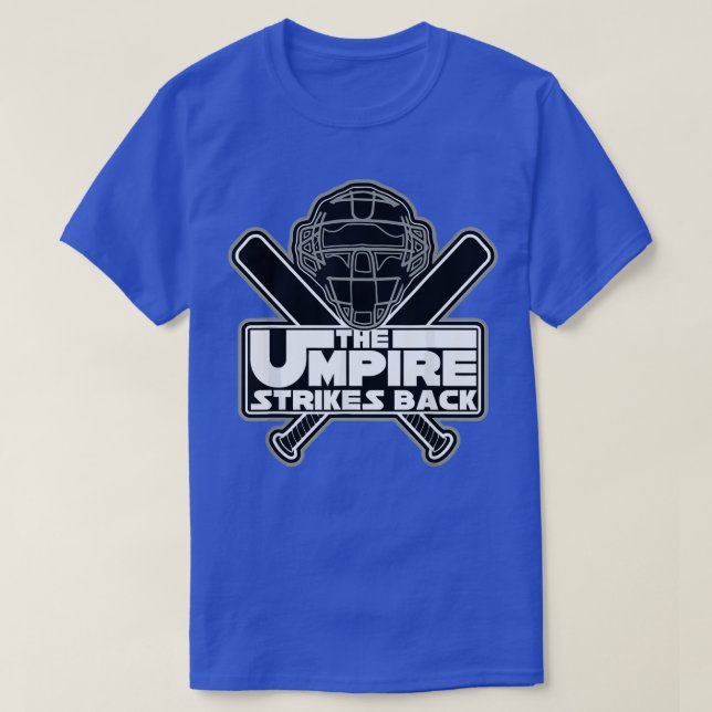 Camiseta Hombres El Árbitro Contra El Béisbol Gracioso (Diseño del anverso)