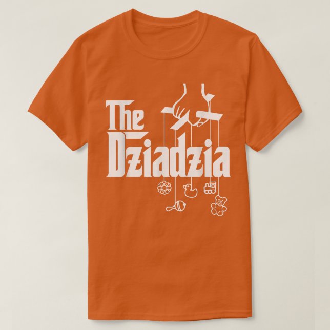 Camiseta Hombres El Baby Shower Abuelo Polaco Dziadzia  (Diseño del anverso)
