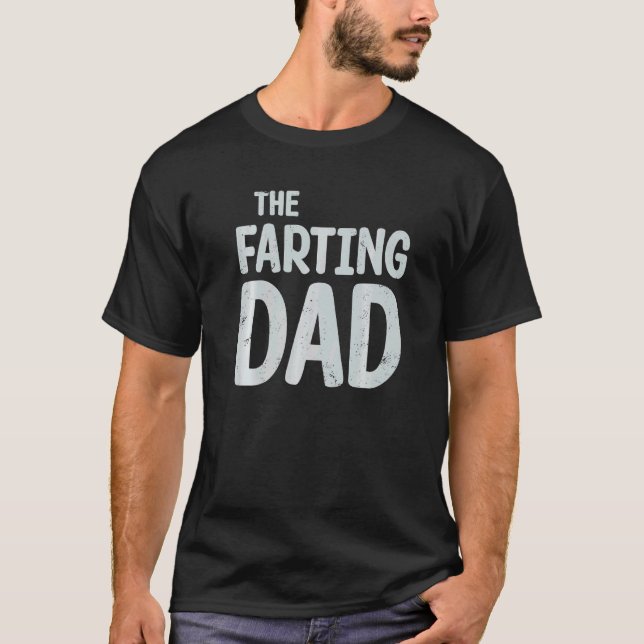 Camiseta Hombres, El Comediante De Farting Dad (Anverso)
