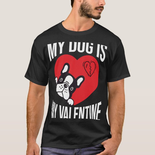 Camiseta Hombres El día de San Valentín Perros Mujeres (Anverso)