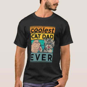 Camiseta Hombres El Gato Más Coolador Que Papá Nunca Gatos 
