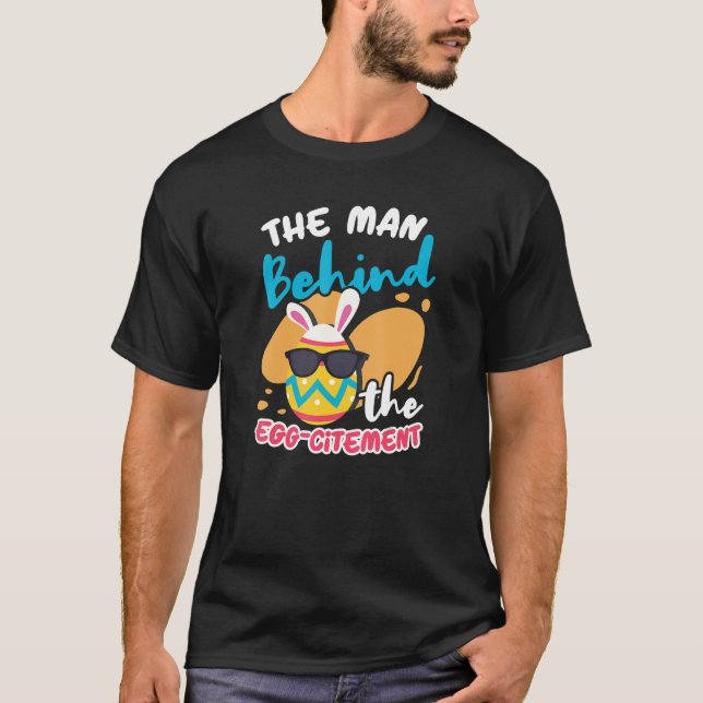 Camiseta Hombres El Hombre Detrás Del Conejo De Pascua De H (Anverso)