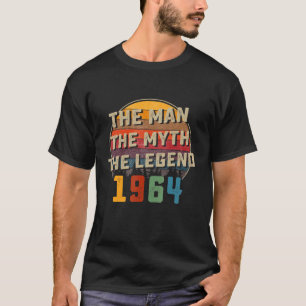 Camiseta Hombres El Hombre Leyenda Leyenda Vintage 1970 52º