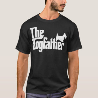 Camiseta Hombres El Padre Perro Escocesa Padre Perro Terrie
