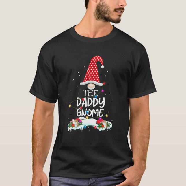 Camiseta Hombres El Papi Gnome Navidades Familia Pjs (Anverso)