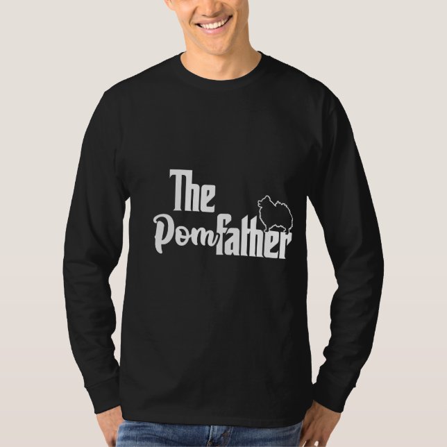 Camiseta Hombres El Pom Padre - PomPadre - Pomerania (Anverso)
