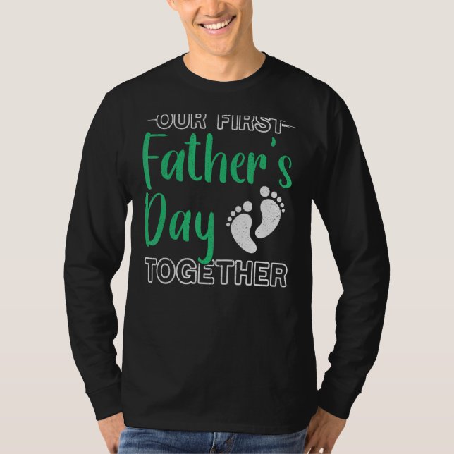 Camiseta Hombres, el primer padre, el padre del papá (Anverso)