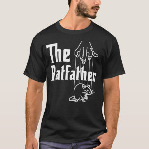 Camiseta Hombres El Ratfather Rat Dad Rodent Animal Fathers