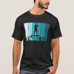 Camiseta Hombres, El Tipo De La Caballo Se Levanta Paddling
