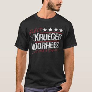 Camiseta Hombres eligen a krueger Voorhees 