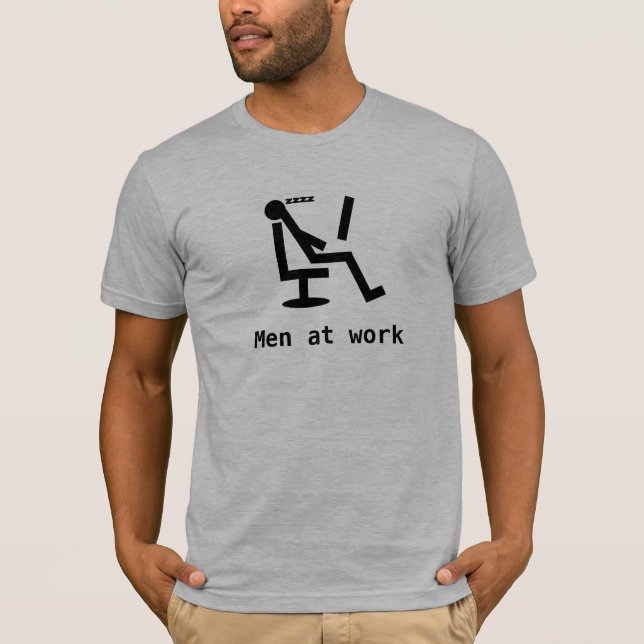 Camiseta Hombres en el trabajo (Anverso)