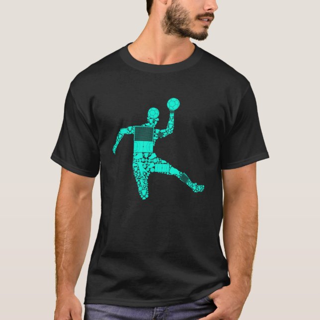 Camiseta Hombres entrenadores de jugadores de balonmano (Anverso)
