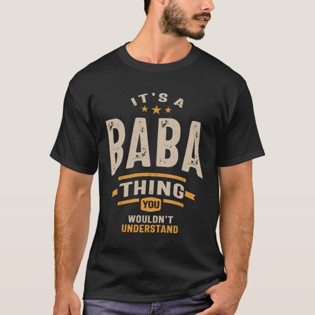 Camiseta Hombres es un abuelo de papá gracioso (Anverso)