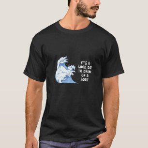Camiseta Hombres Es Un Buen Día Para Beber En Un Barco Capi
