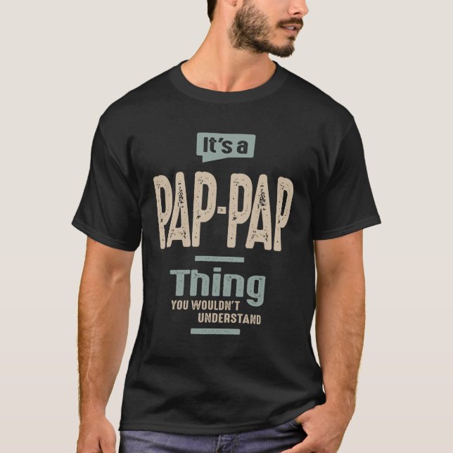 Camiseta Hombres, es una broma de papá abuelo (Anverso)