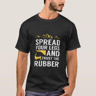 Camiseta Hombres Escalando Para Un Escalador De Rock