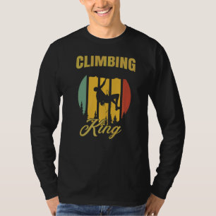 Camiseta Hombres escalando Rey Retro Boulder roca rocas roc