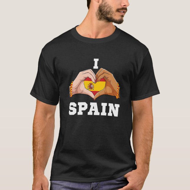 Camiseta Hombres Españoles Patriotas Bandera Española (Anverso)