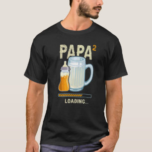 Camiseta Hombres Esperanza papá gemelos segundo hijo padre 