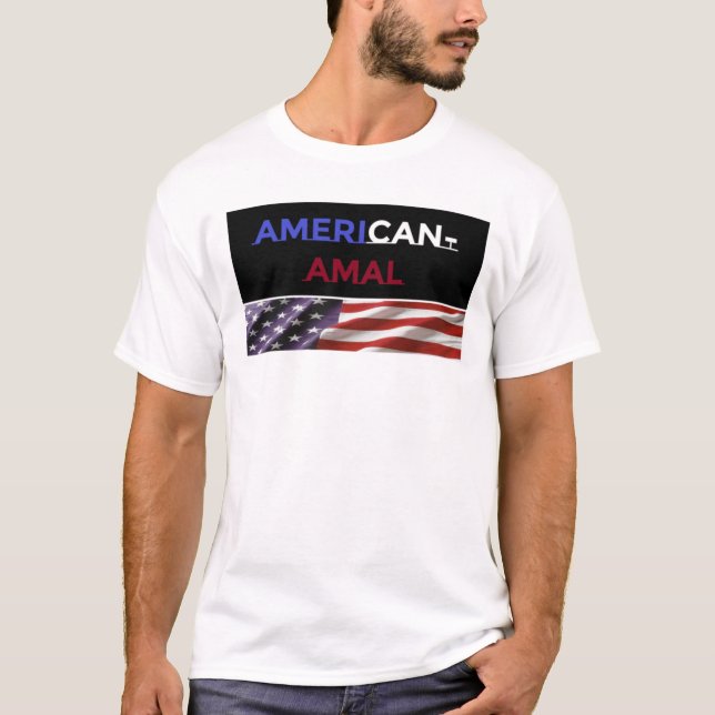 Camiseta Hombres estadounidenses-amales (Anverso)