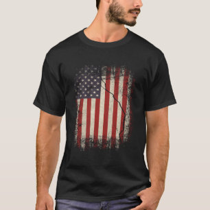 Camiseta Hombres Estadounidenses Hooed De La Pat De La Band
