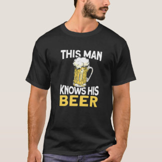 Camiseta Hombres Este Hombre Conoce Su Cerveza Ipa Beer Bre
